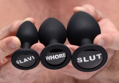 Picture of Dirty Words Anal Plug Set