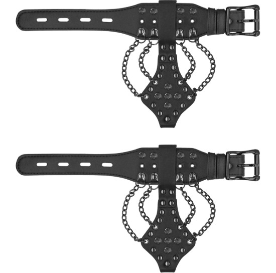 Picture of Spiked Handcuffs With Chains