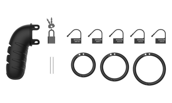 Picture of Silicone Chastity Cock Cage - Large