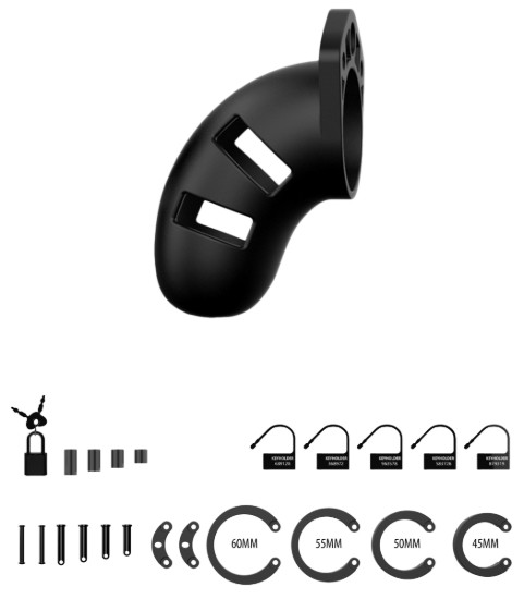 Picture of Silicone Chastity Cock Cage - Small