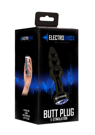 Picture of Ribbed Butt Plug E-Stimulation