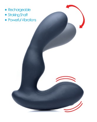 Picture of 7X P-Stroke Silicone Prostate Stimulator with Stroking Shaft