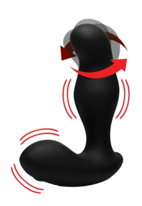 Picture of 7X P-Gyro Silicone Prostate Stimulator with Gyrating Shaft