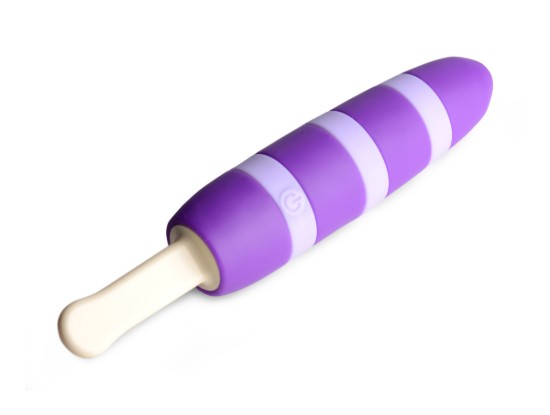 Picture of Pleasin 10X Popsicle Silicone Rechargeable Vibrator