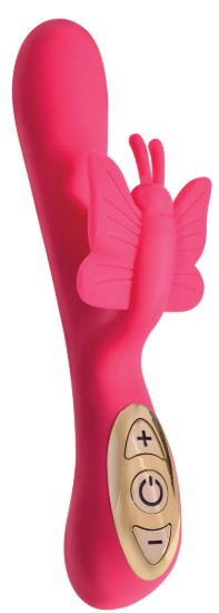 Picture of Escape Butterfly Silicone Vibrator - Pink