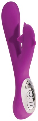 Picture of Voyage Dolphin Silicone Vibrator - Purple
