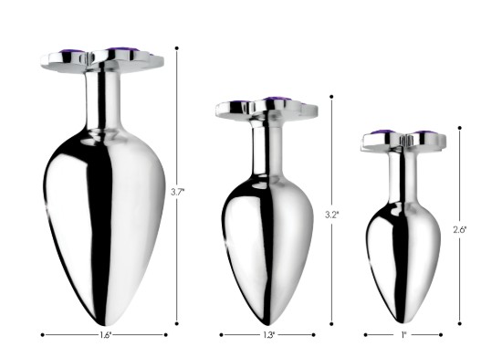 Picture of Flower Hearts Anal Plug Set