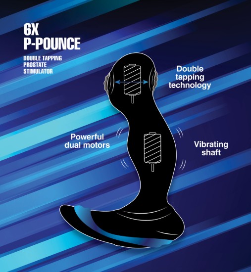 Picture of 6X P-Pounce Double Tapping Prostate Stimulator