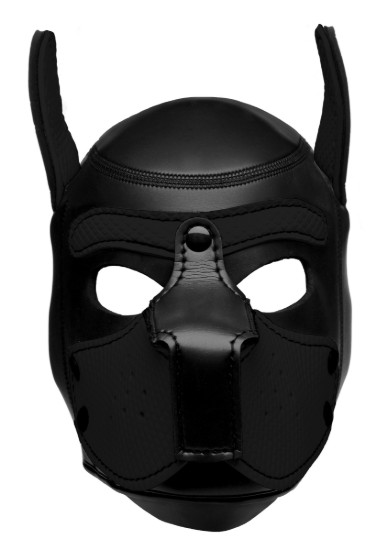 Picture of Spike Neoprene Puppy Hood - Black