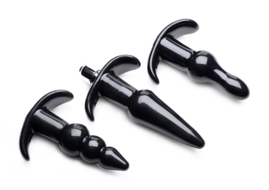 Picture of Thrill Trio Anal Plug Set - Black