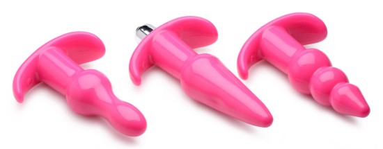 Picture of Thrill Trio Anal Plug Set - Pink