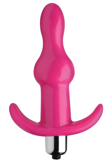 Picture of Bumpy Vibrating Anal Plug - Pink