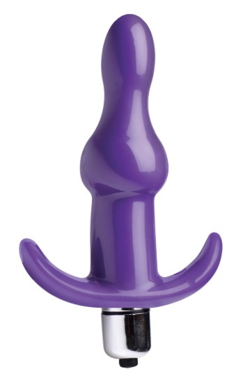 Picture of Bumpy Vibrating Anal Plug - Purple