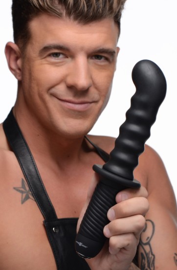 Picture of The Skew 10X Silicone Vibrator with Handle
