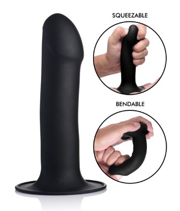 Picture of Squeezable Phallic Dildo - Black