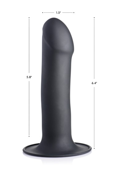 Picture of Squeezable Phallic Dildo - Black