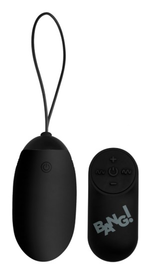 Picture of XL Silicone Vibrating Egg - Black