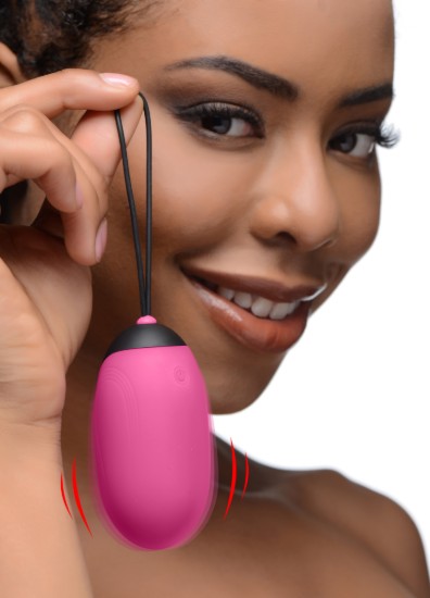 Picture of XL Silicone Vibrating Egg - Pink
