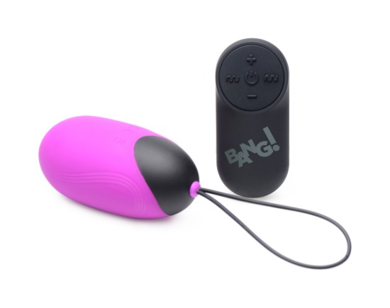 Picture of XL Silicone Vibrating Egg - Purple