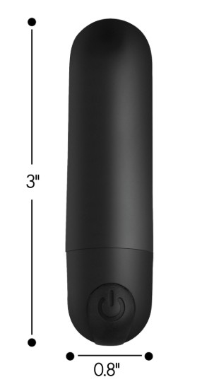 Picture of Vibrating Bullet with Remote Control - Black