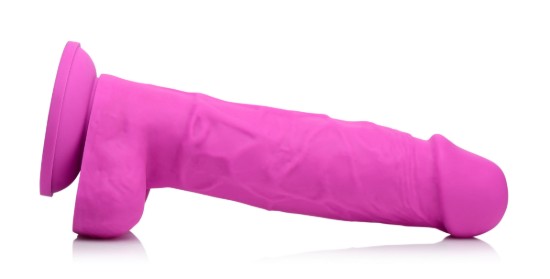 Picture of Power Pecker 7 Inch Silicone Dildo with Balls - Pink