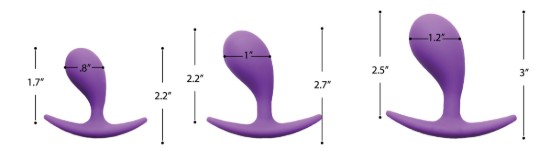 Picture of Booty Poppers Silicone Anal Trainer Set