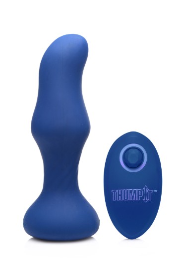 Picture of 7X Slim Curved Thumping Silicone Anal Plug