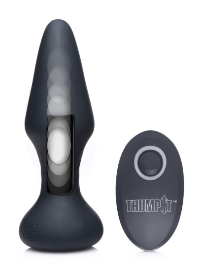 Picture of 7X Slim Thumping Silicone Anal Plug