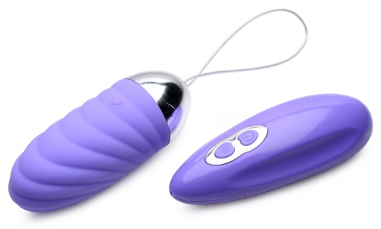 Picture of Grape Gasm 36X Swirled Vibrating Remote Control Egg