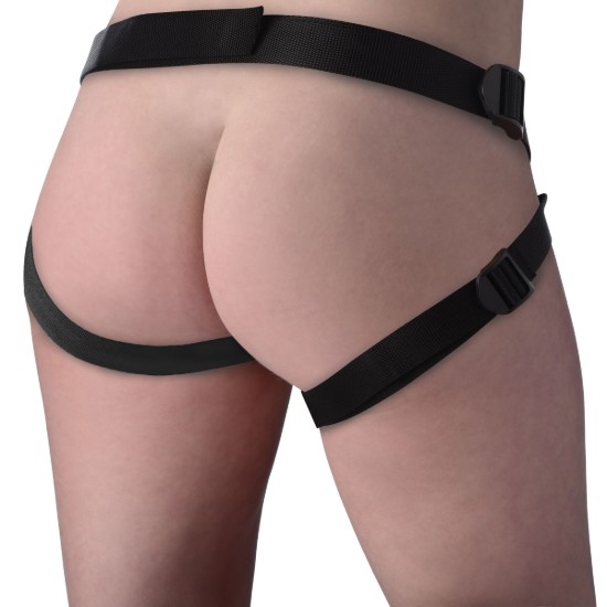 Picture of Seducer 7 inch Silicone Dildo with Harness