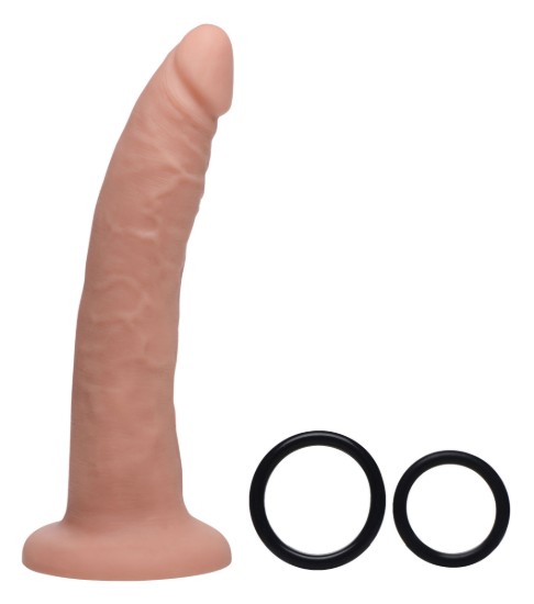 Picture of Charmed 7.5 Inch Silicone Dildo with Harness