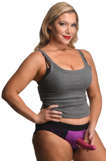 Picture of Lace Envy Crotchless Panty Harness - L-XL