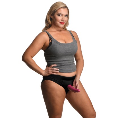 Picture of Lace Envy Black Crotchless Panty Harness - 3XL