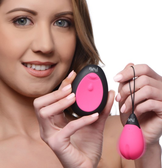 Picture of 10X Silicone Vibrating Egg - Pink