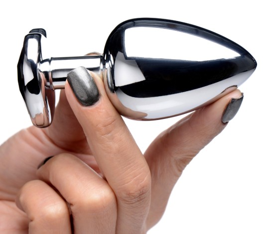 Picture of Black Heart Gem Anal Plug - Large