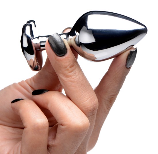 Picture of Black Heart Gem Anal Plug - Medium