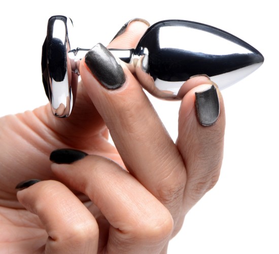 Picture of Black Heart Gem Anal Plug - Small