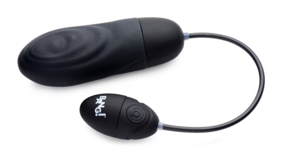 Picture of 7X Pulsing Rechargeable Silicone Vibrator - Black