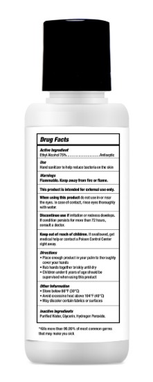 Picture of Advanced Hand Sanitizer - 4 oz