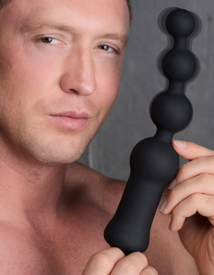 Picture of Deluxe Voodoo Beads 10X Silicone Anal Beads Vibrator