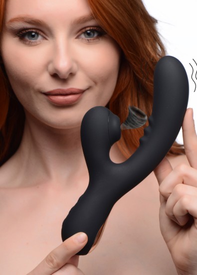 Picture of 8X Silicone Suction Rabbit - Black