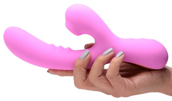 Picture of 8X Silicone Suction Rabbit - Pink