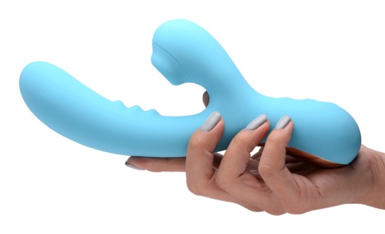 Picture of 8X Silicone Suction Rabbit - Teal