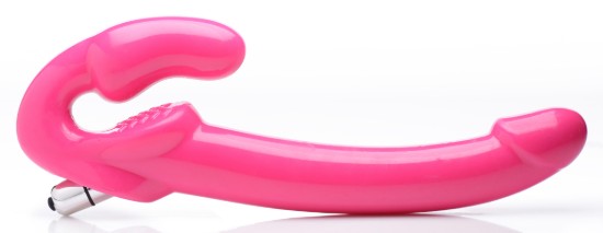 Picture of 7X Revolver Slim 8 inch Vibrating Strapless Strap-on