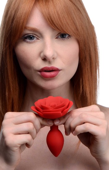 Picture of Booty Bloom Silicone Rose Anal Plug - Medium