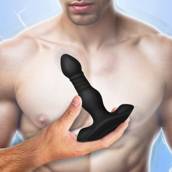 Picture of Vibrating and Thrusting Remote Control Silicone Anal Plug