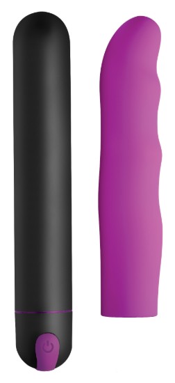Picture of XL Silicone Bullet and Wavy Sleeve