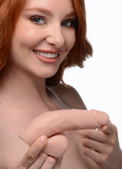 Picture of Large Bulge Packer Dildo - Light