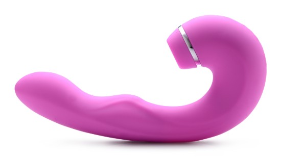 Picture of Shegasm 5 Star 10X Tapping G-Spot Silicone Vibrator with Suction - Pink
