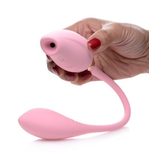 Picture of Shegasm 8X Tandem Plus Silicone Suction Clitoral Stimulator and Egg